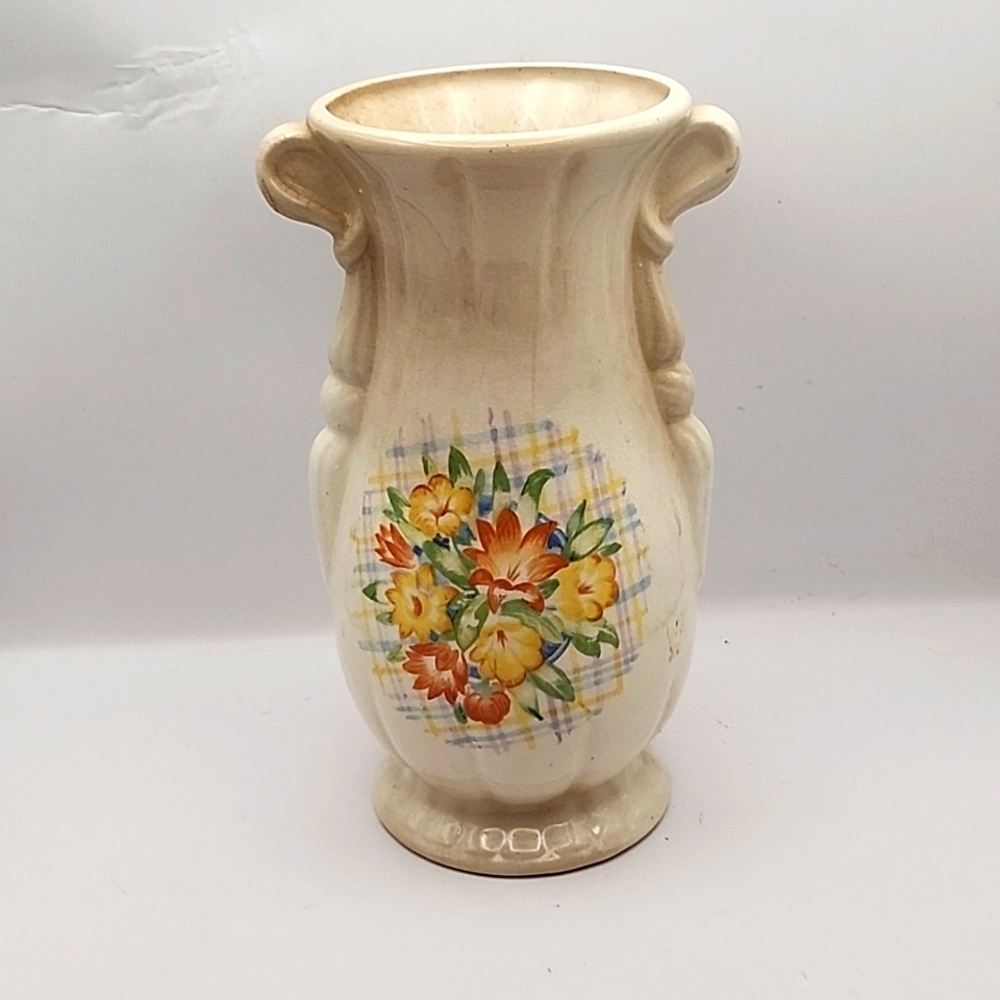 Vintage Victorian Porcelain Urn Vase 7.75"
